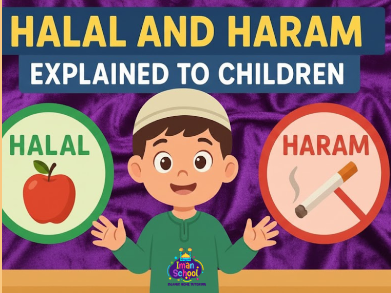 Halal and haram for kids