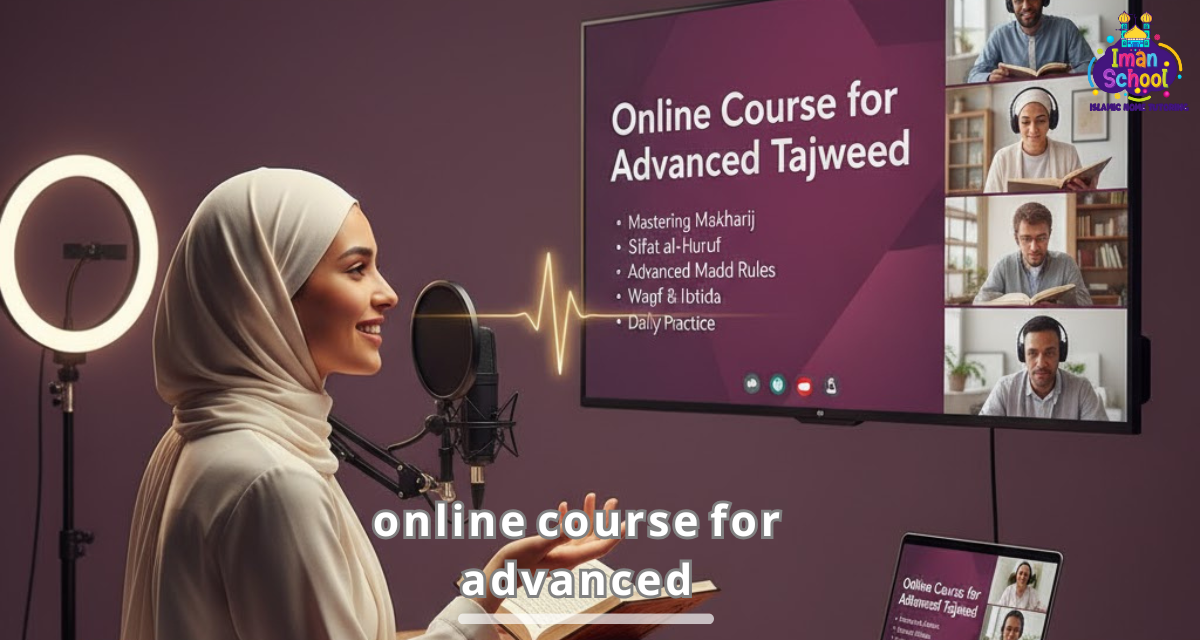 Is there an online course for advanced Tajweed? Iman School